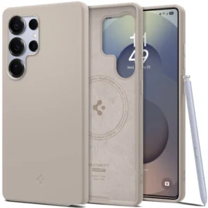 Spigen Silicone Fit Mag case for Samsung Galaxy S25Ultra - titaniumeng
