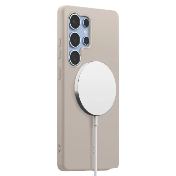Spigen Silicone Fit Mag case for Samsung Galaxy S25Ultra - titaniumeng