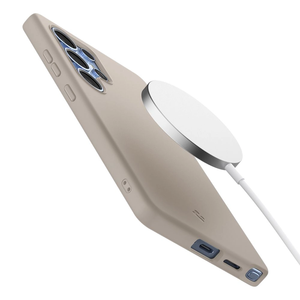 Spigen Silicone Fit Mag case for Samsung Galaxy S25Ultra - titaniumeng