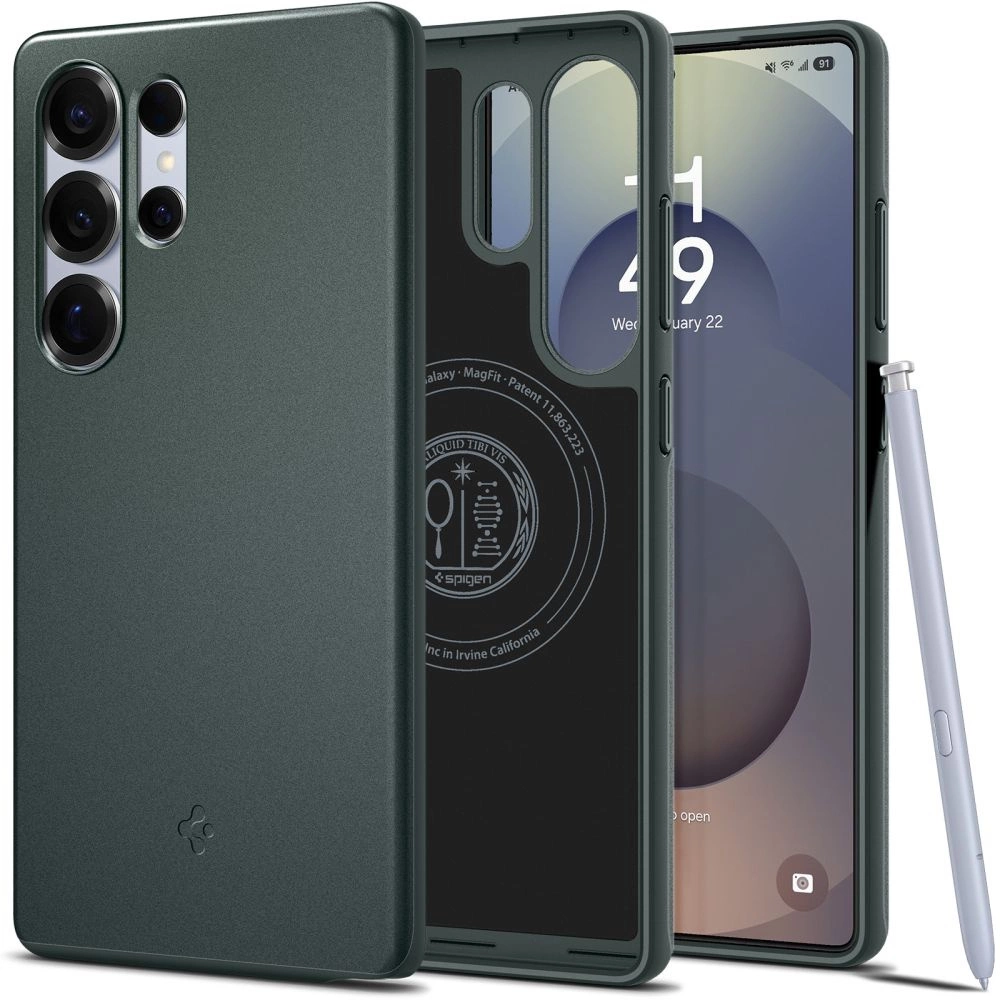 Spigen Thin Fit Mag Case for Samsung Galaxy S25 Ultra - Greeneng