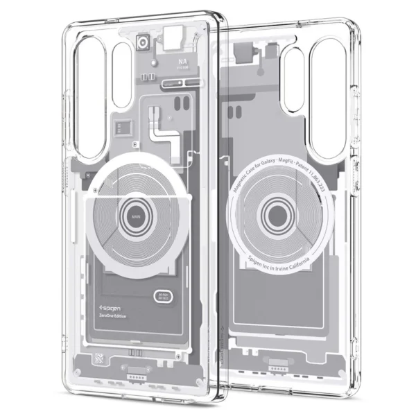 Spigen Ultra Hybrid Mag Case for Samsung Galaxy S25 Ultra Zero One - Whiteeng