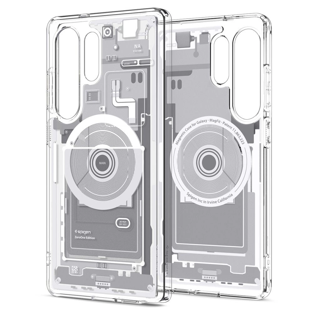Spigen Ultra Hybrid Mag Case for Samsung Galaxy S25 Ultra Zero One - Whiteeng