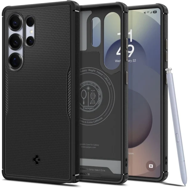 Spigen Core Armor Mag Case for Samsung Galaxy S25 Ultra - Blackeng