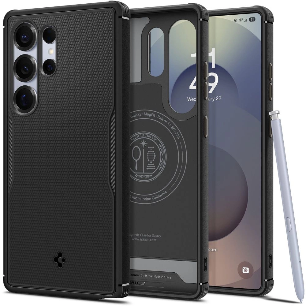 Spigen Core Armor Mag Case for Samsung Galaxy S25 Ultra - Blackeng