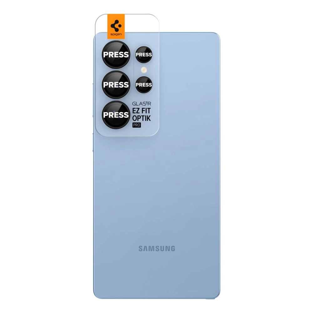 Spigen Optik Pro GLAS.TR EZ FIT 2-pack Camera Cover for Samsung Galaxy S25 Ultra - Blackeng