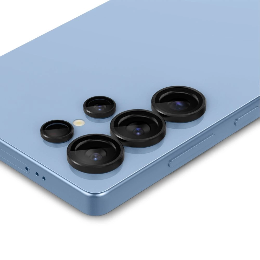 Spigen Optik Pro GLAS.TR EZ FIT 2-pack Camera Cover for Samsung Galaxy S25 Ultra - Blackeng