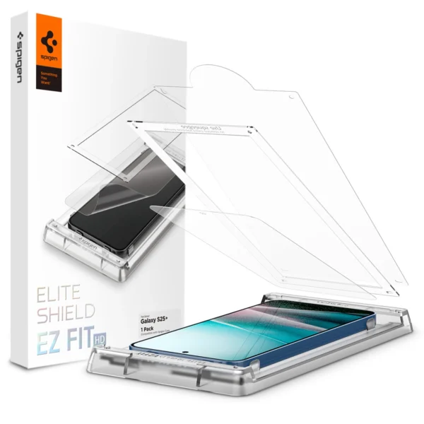 Spigen ELITE SHIELD EZ FIT Hybrid Glass for Samsung Galaxy S25+ - Transparenteng