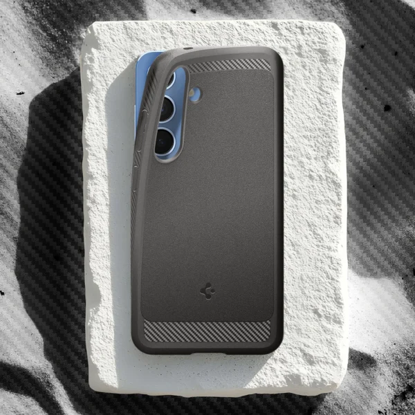 Spigen Rugged Armor Mag MagSafe Case for Samsung Galaxy S25 - Grayeng