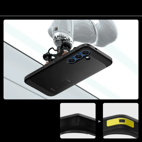 Spigen Tough Armor MagSafe case for Samsung Galaxy S25 - blackeng
