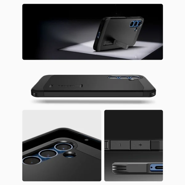 Spigen Tough Armor MagSafe case for Samsung Galaxy S25 - blackeng