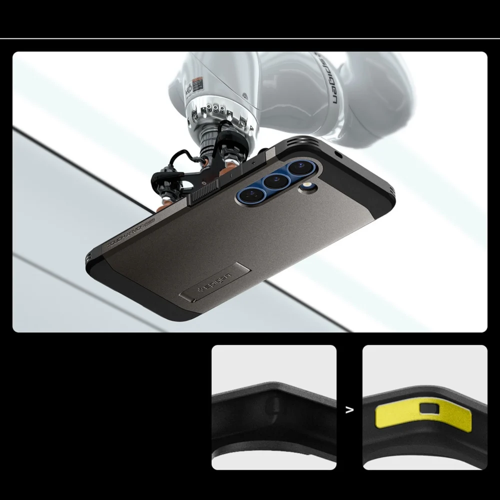 Spigen Tough Armor MagSafe Case for Samsung Galaxy S25 - Grayeng