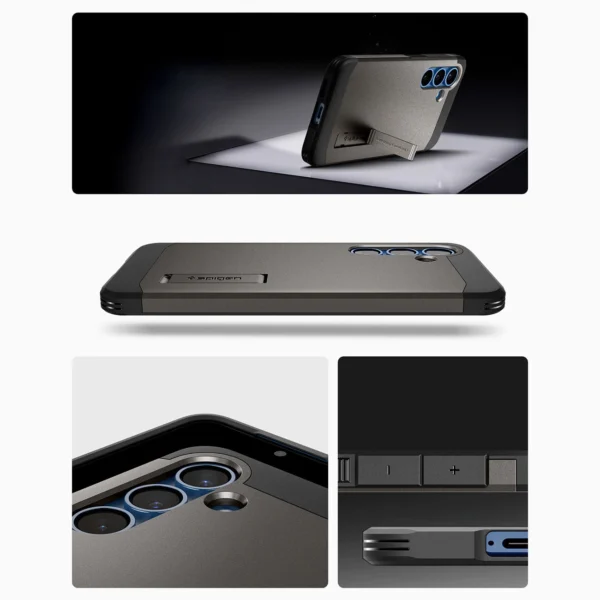 Spigen Tough Armor MagSafe Case for Samsung Galaxy S25 - Grayeng