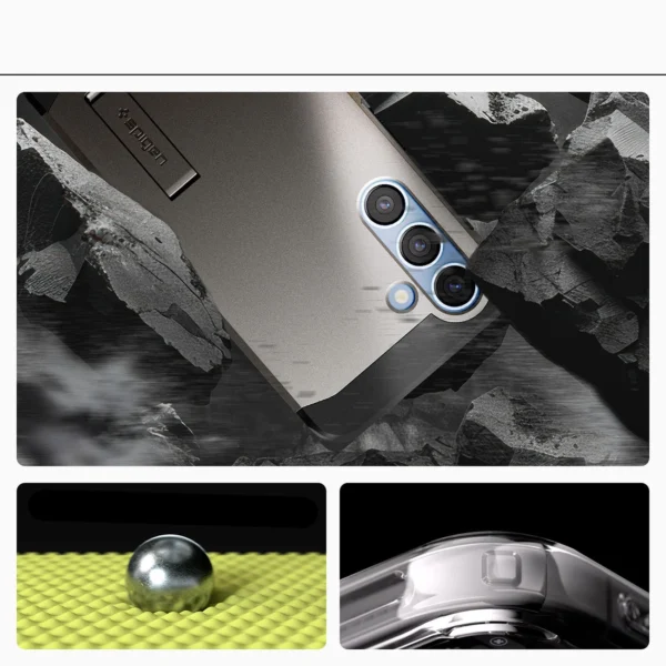 Spigen Tough Armor MagSafe Case for Samsung Galaxy S25 - Grayeng