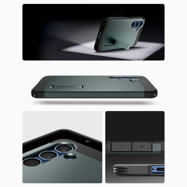 Spigen Tough Armor MagSafe Case for Samsung Galaxy S25 - Greeneng