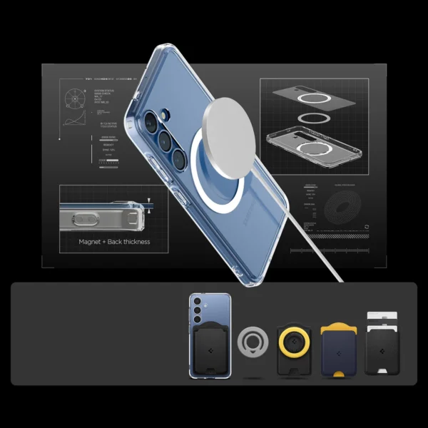 Spigen Ultra Hybrid Mag Case for Samsung Galaxy S25 - Cleareng