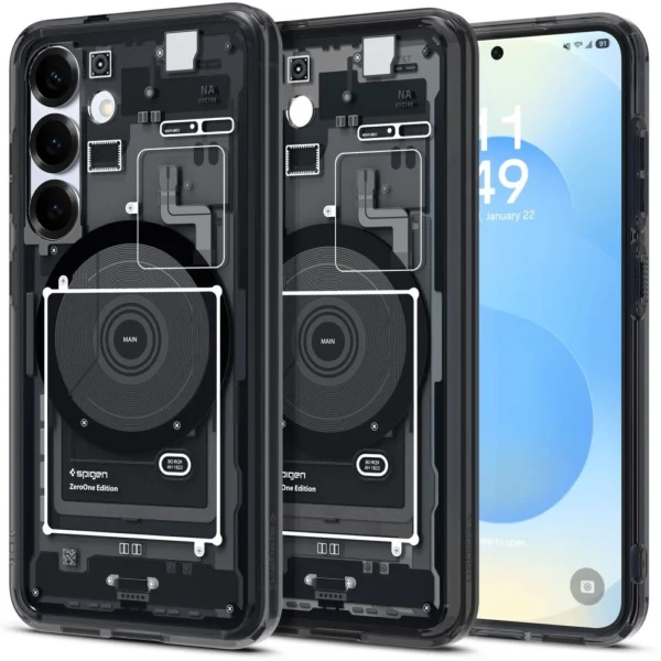 Spigen Ultra Hybrid Mag Case for Samsung Galaxy S25 Zero One - Blackeng
