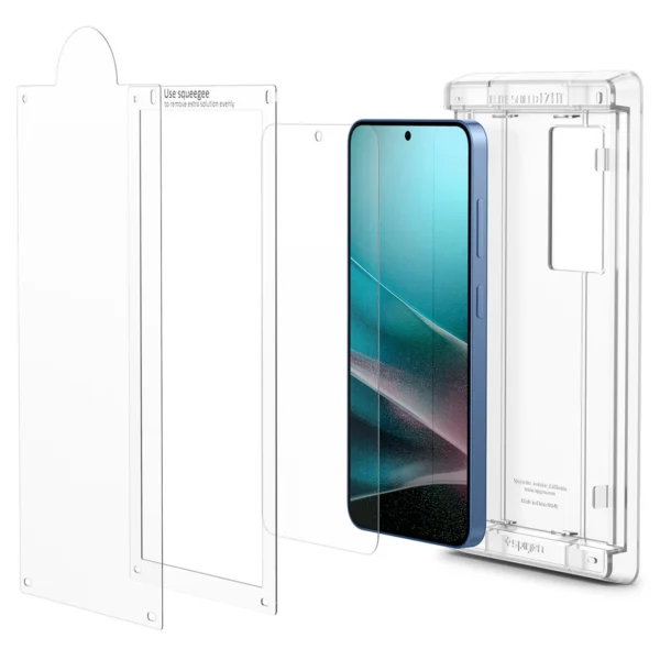 Spigen ELITE SHIELD EZ FIT Hybrid Glass for Samsung Galaxy S25 - Transparenteng