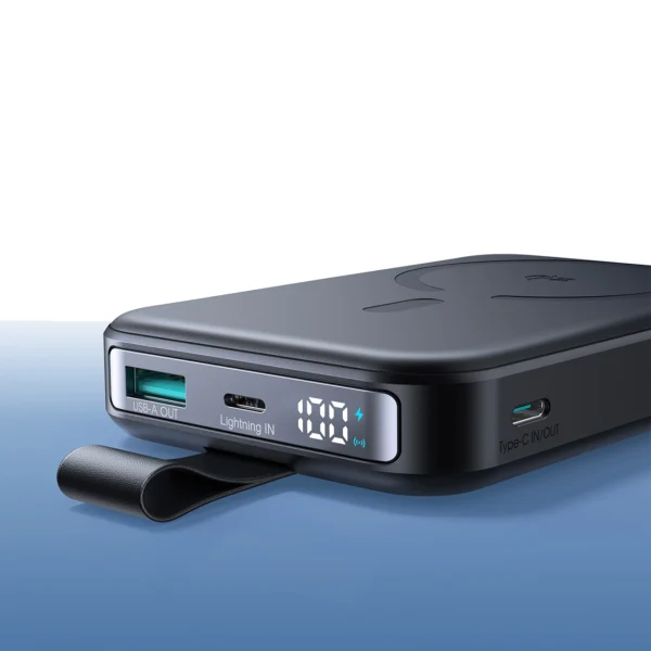 Joyroom JR-PBM11 Powerbank 10000mAh 22.5W Qi2, MagSafe compatible, with stand - blackeng