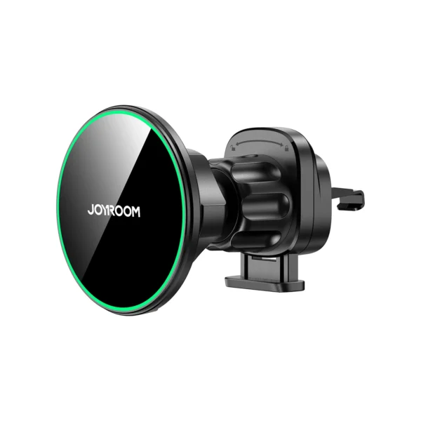 Joyroom JR-ZS412 holder with Qi2 15W charger, car, for air vent - blackeng