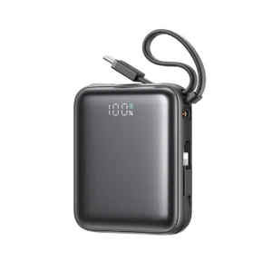 Joyroom JR-PBF27 10000mAh 22.5W Powerbank with Built-in USB-C and Lightning Cables - Blackeng