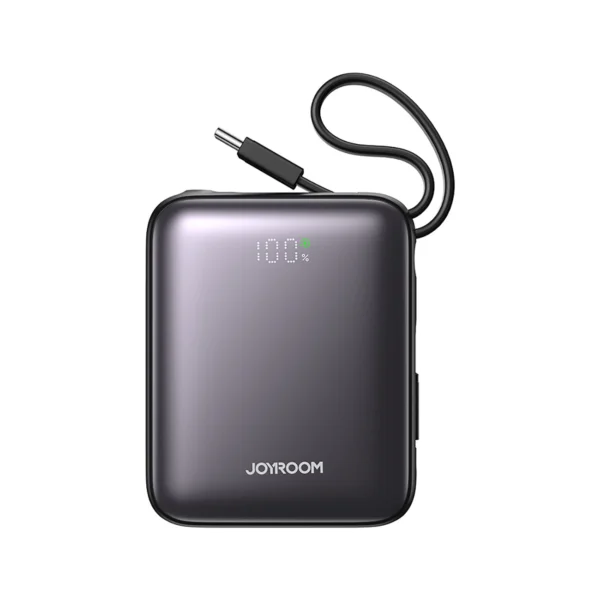 Joyroom JR-PBF27 10000mAh 22.5W Powerbank with Built-in USB-C and Lightning Cables - Blackeng