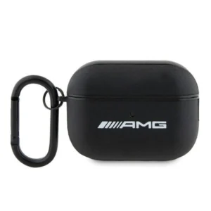 AMG AMAP2SLWK AirPods Pro 2 (2022/2023) cover black/black Leather White Logoeng