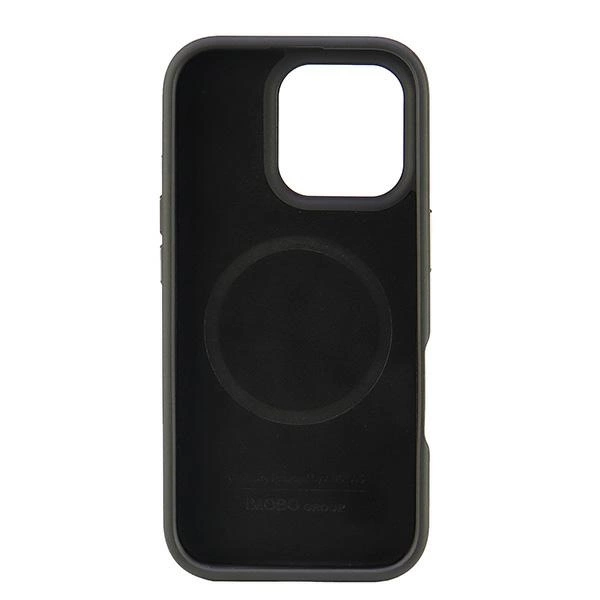 Audi Carbon Fiber Sport Red Circle MagSafe Case for iPhone 16 Pro 6.3" - Blackeng