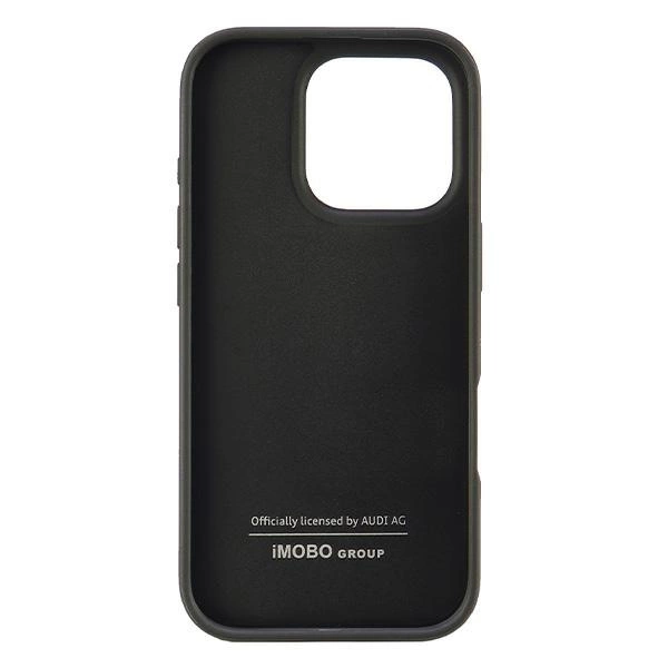 Audi Carbon Fiber Stripe iPhone 16 Pro 6.3" black/black hardcase AUS-TPUPCIP16P-R8/D1-BKeng