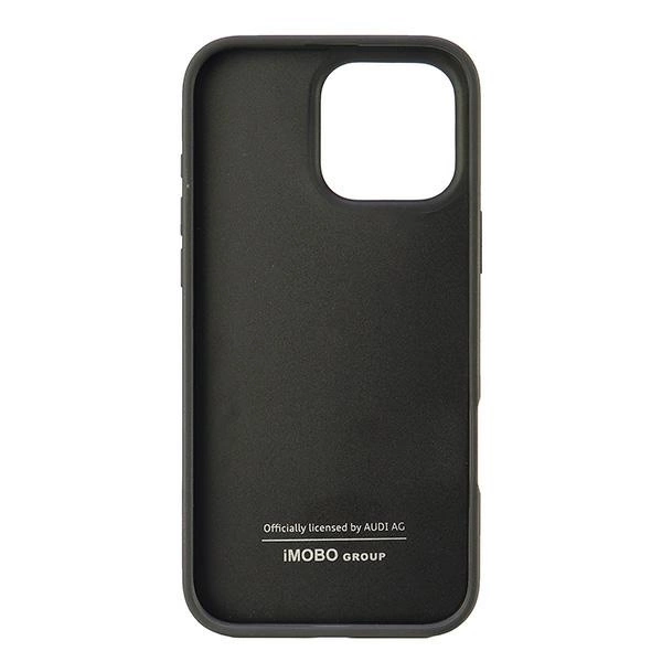 Audi Carbon Fiber Stripe iPhone 16 Pro Max 6.9" black hardcase AUS-TPUPCIP16PM-R8/D1-BKeng