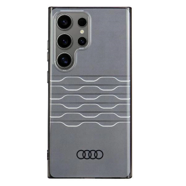Audi IML Geometric Pattern Case S24 Ultra S928 black/black hardcase AU-IMLS24U-A6/D3-BKeng