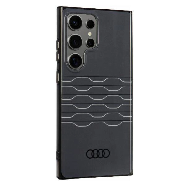 Audi IML Geometric Pattern Case S24 Ultra S928 black/black hardcase AU-IMLS24U-A6/D3-BKeng