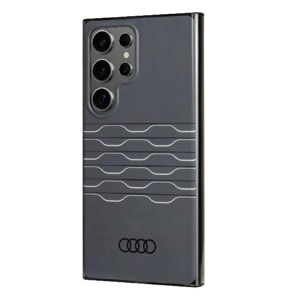 Audi IML Geometric Pattern Case S24 Ultra S928 black/black hardcase AU-IMLS24U-A6/D3-BKeng