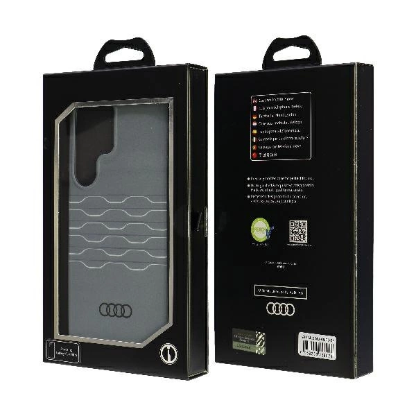 Audi IML Geometric Pattern Case S24 Ultra S928 gray/gray hardcase AU-IMLS24U-A6/D3-GYeng