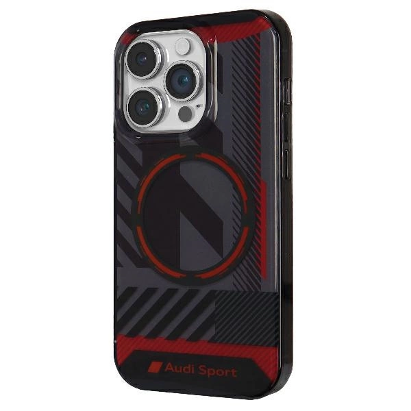 Audi IML Sport MagSafe Case iPhone 14 Pro Max 6.7" black/black hardcase AU-IMLMIP14PM-RSQ/D2-BKeng