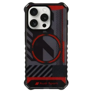 Audi IML Sport MagSafe Case iPhone 15 Pro Max 6.7" black/black hardcase AU-IMLMIP15PM-RSQ/D2-BKeng