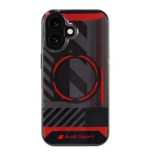 Audi IML Sport MagSafe iPhone 16 6.1" black/black hardcase AUS-IMLMIP16-RSQ/D2-BKeng