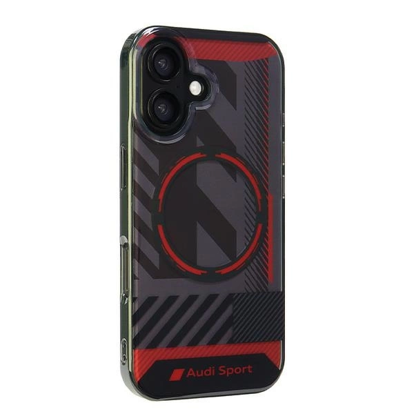 Audi IML Sport MagSafe iPhone 16 6.1" black/black hardcase AUS-IMLMIP16-RSQ/D2-BKeng