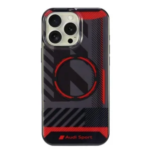 Audi IML Sport MagSafe iPhone 16 Pro Max 6.9" black/black hardcase AUS-IMLMIP16PM-RSQ/D2-BKeng