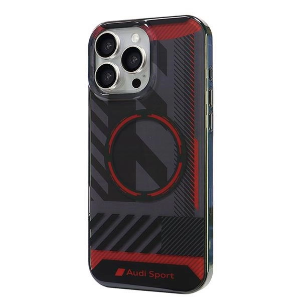 Audi IML Sport MagSafe iPhone 16 Pro Max 6.9" black/black hardcase AUS-IMLMIP16PM-RSQ/D2-BKeng
