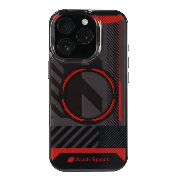 Audi IML Sport MagSafe iPhone 16 Pro 6.3" black/black hardcase AUS-IMLMIP16P-RSQ/D2-BKeng