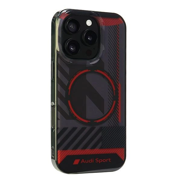 Audi IML Sport MagSafe iPhone 16 Pro 6.3" black/black hardcase AUS-IMLMIP16P-RSQ/D2-BKeng
