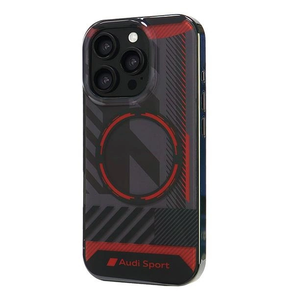 Audi IML Sport MagSafe iPhone 16 Pro 6.3" black/black hardcase AUS-IMLMIP16P-RSQ/D2-BKeng