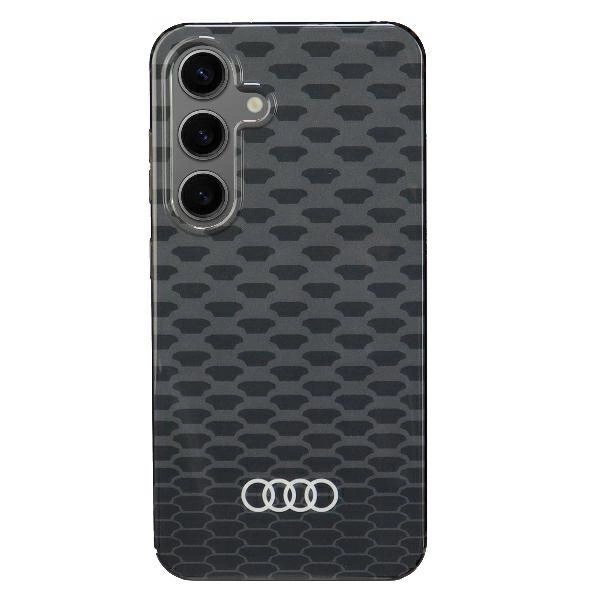 Audi IML Stitching Pattern MagSafe Case S24 S921 black/black hardcase AU-IMLMS24-Q5/D3-BKeng