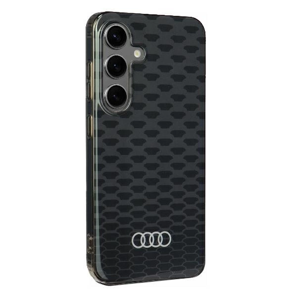 Audi IML Stitching Pattern MagSafe Case S24 S921 black/black hardcase AU-IMLMS24-Q5/D3-BKeng