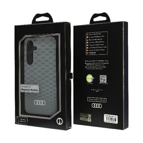 Audi IML Stitching Pattern MagSafe Case S24 S921gray/gey hardcase AU-IMLMS24-Q5/D3-GYeng