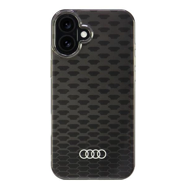 Audi IML Stitching Pattern MagSafe iPhone 16 Plus 6.7" black/black hardcase AU-IMLMIP16M-Q5/D3-BKeng