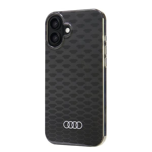 Audi IML Stitching Pattern MagSafe iPhone 16 Plus 6.7" black/black hardcase AU-IMLMIP16M-Q5/D3-BKeng