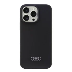 Audi Silicone Case iPhone 16 Pro Max 6.9" black/black hardcase AU-LSRIP16PM-Q3/D1-BKeng