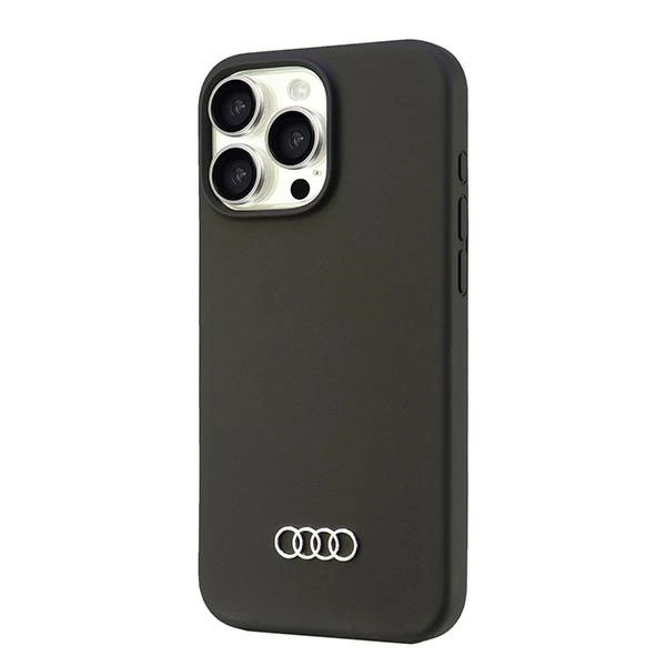 Audi Silicone Case iPhone 16 Pro Max 6.9" black/black hardcase AU-LSRIP16PM-Q3/D1-BKeng