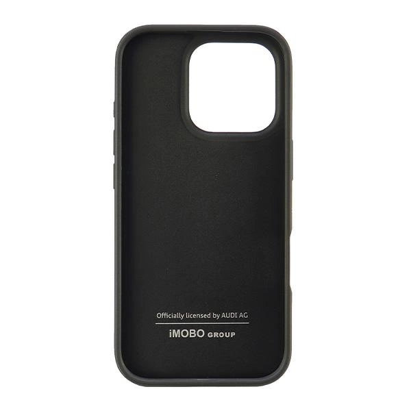 Audi Synthetic Leather iPhone 16 Pro 6.3" black/black hardcase AU-TPUPCIP16P-GT/D2-BKeng